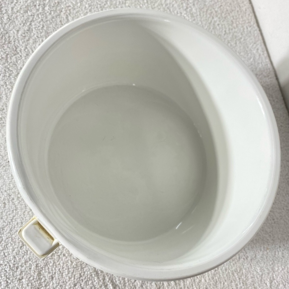 Vintage Princess House Nouveau Convertible Ceramic 2qt Sauce Pan With Lid - Picture 7 of 15